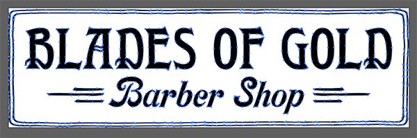 Blades of Gold Barber Shop Flyer