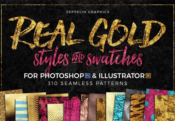 80 Gold Foil Styles - Design Cuts