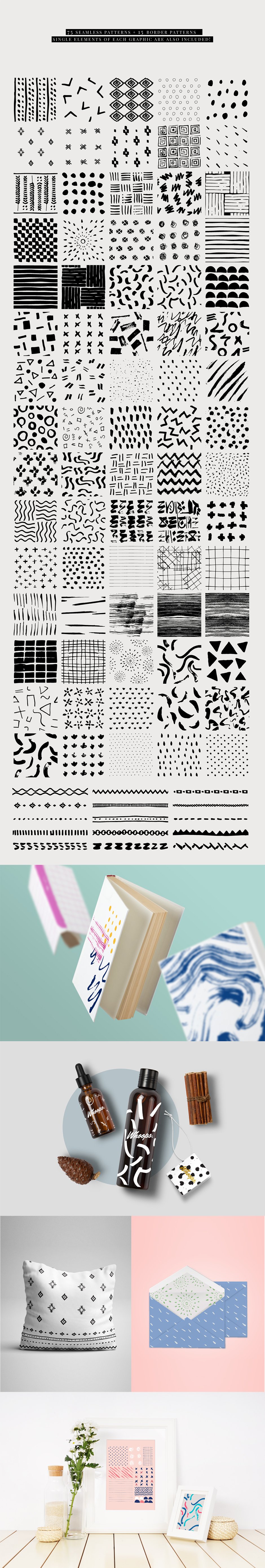 ink seamless pattern