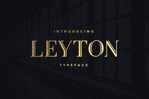 Leyton Typeface