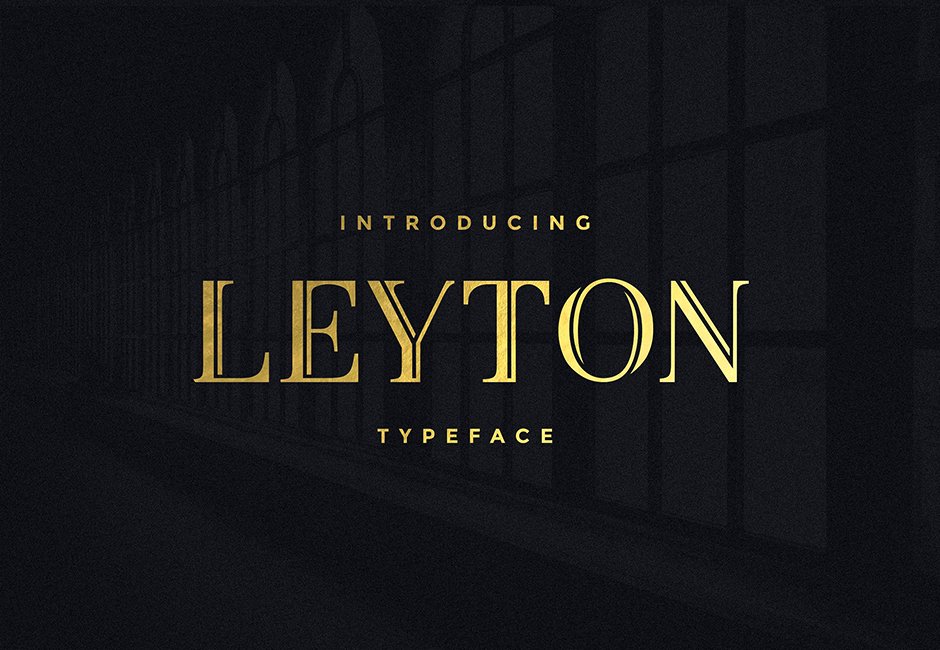 Leyton Typeface