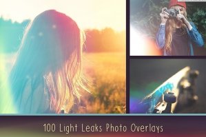 100 Light Leaks Overlays