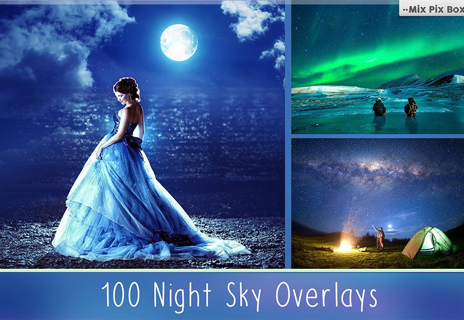 night sky overlays