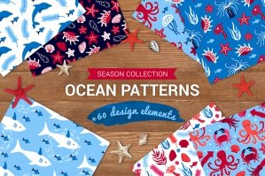 Ocean Patterns + Design Elements