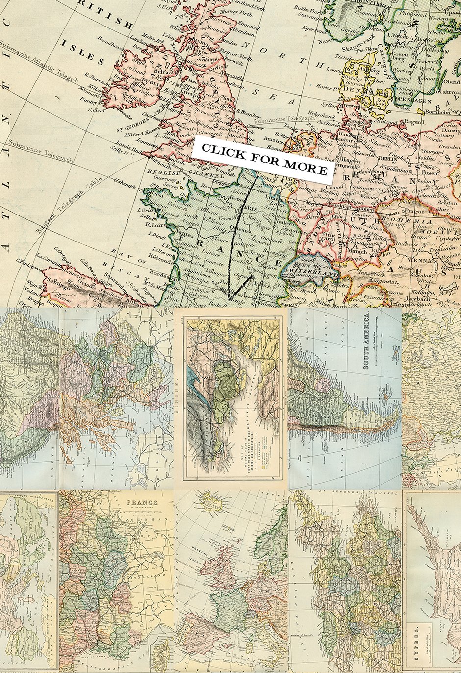 vintage maps
