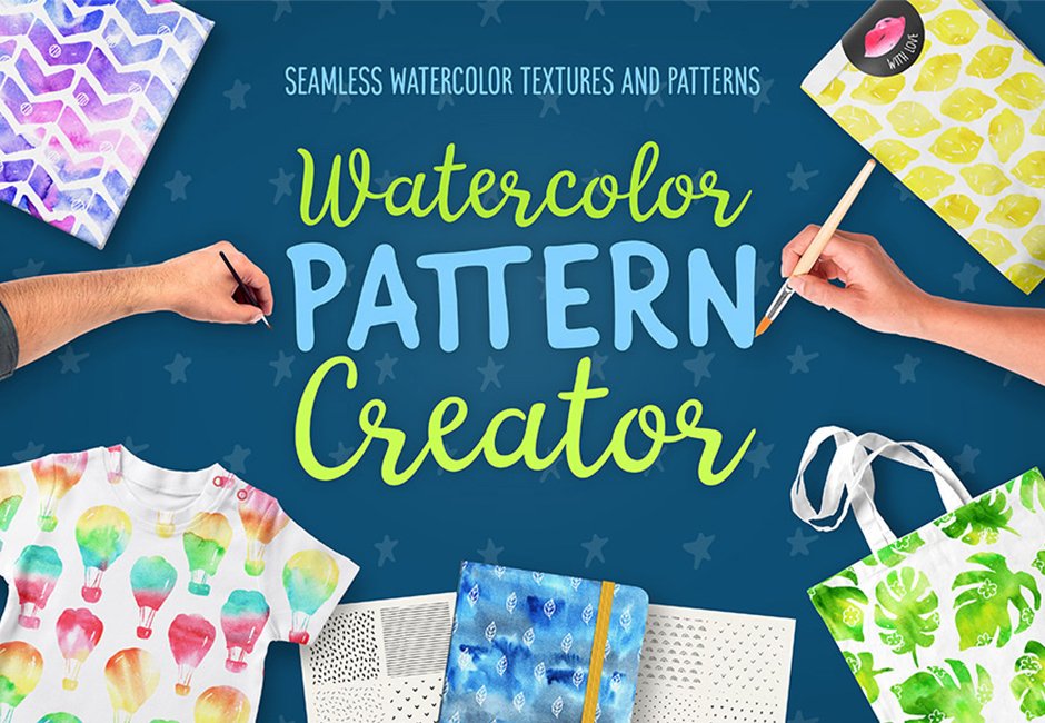 watercolor pattern creator