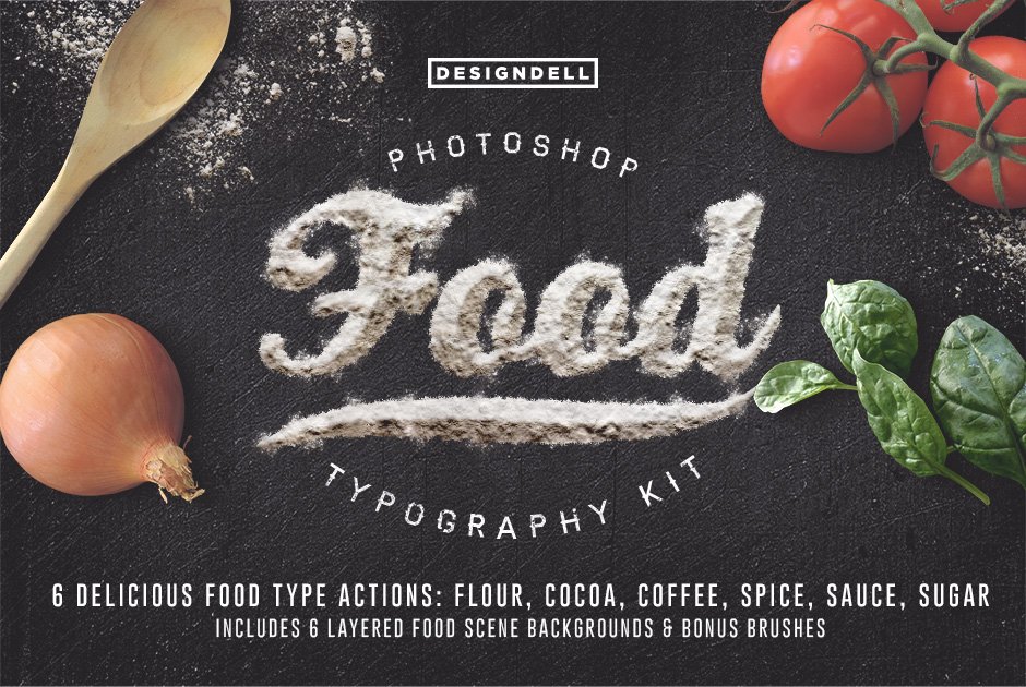 Design Dell FoodTypography first image