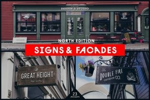 Signs and Facades Mockups: North Edition