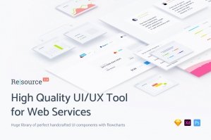 Resource; UI & UX Components for Web Service