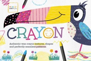 Wax Crayon Patterns & Textures