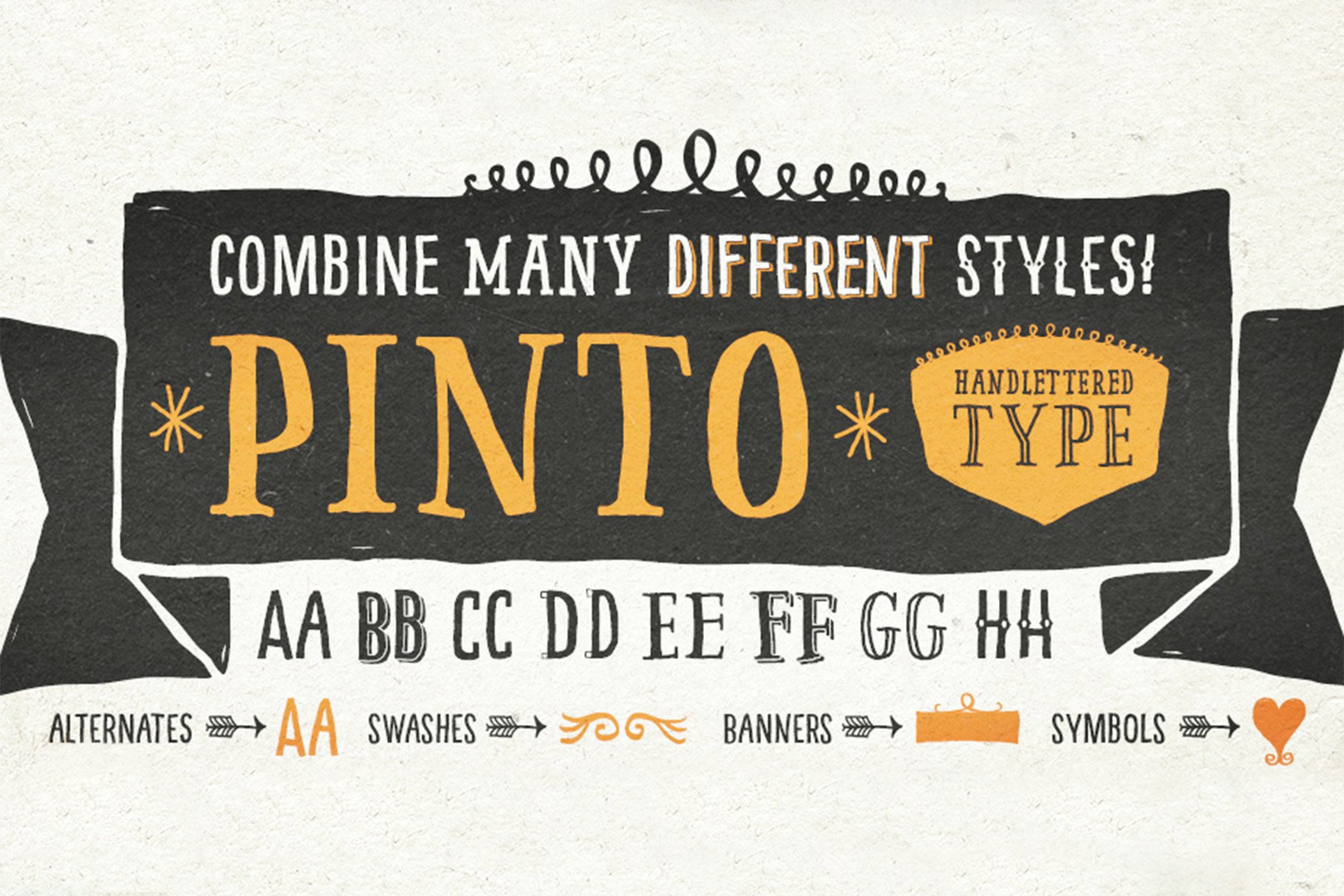 pinto handlettered
