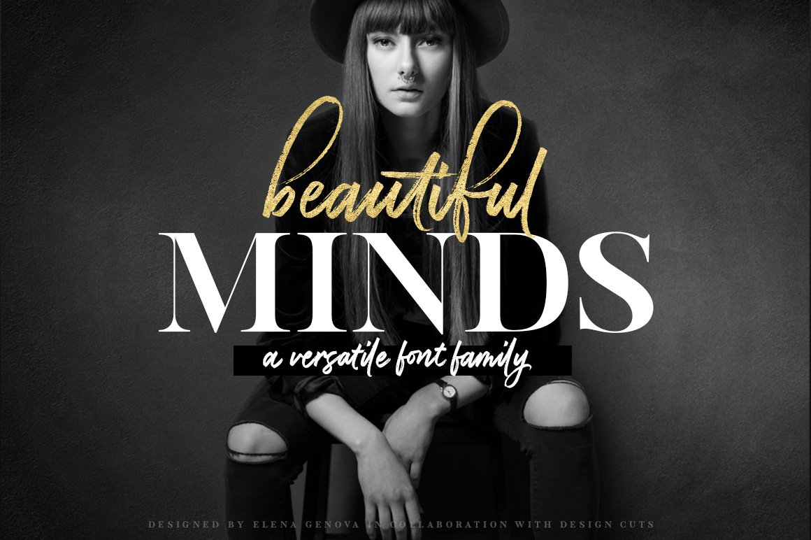 Beautiful Minds - A Versatile Font Family