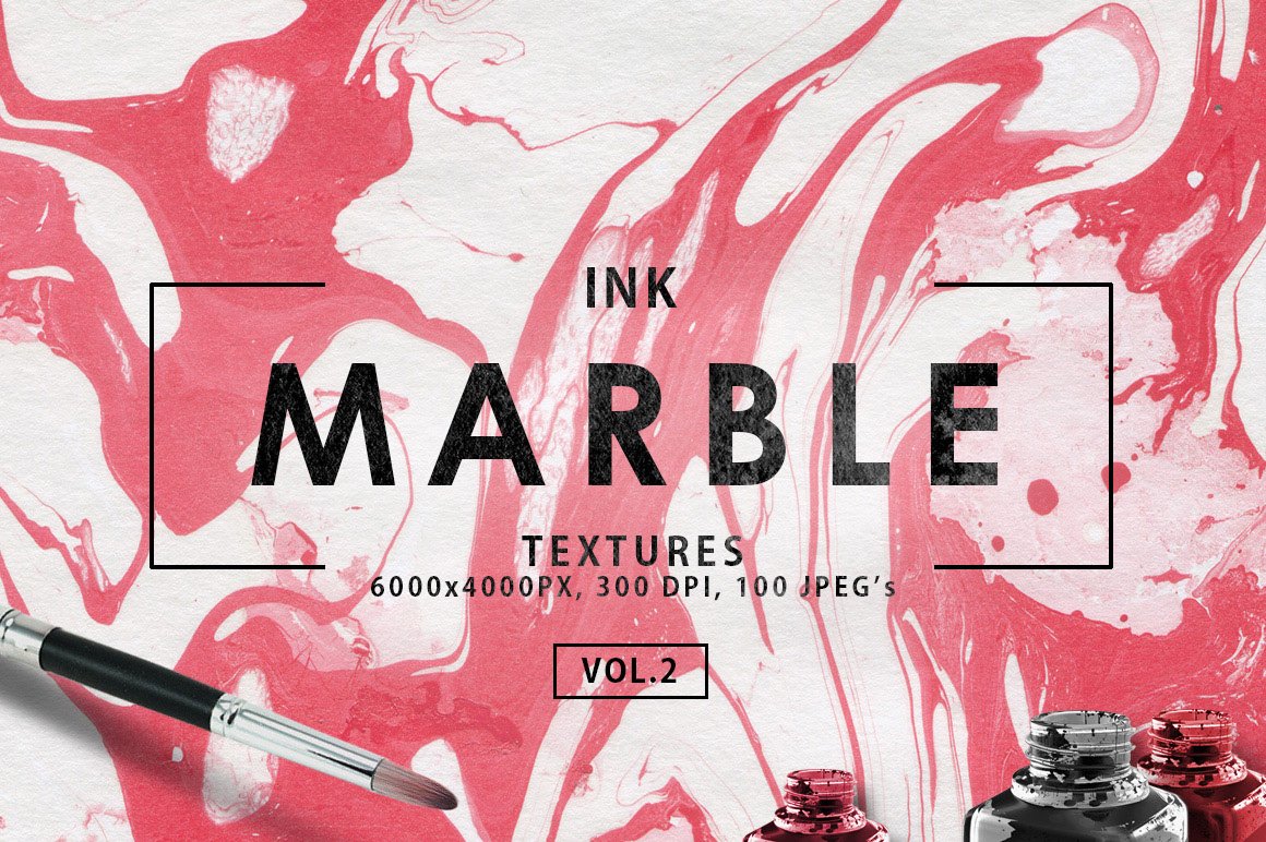 100 Ink Marble Paper Textures 2