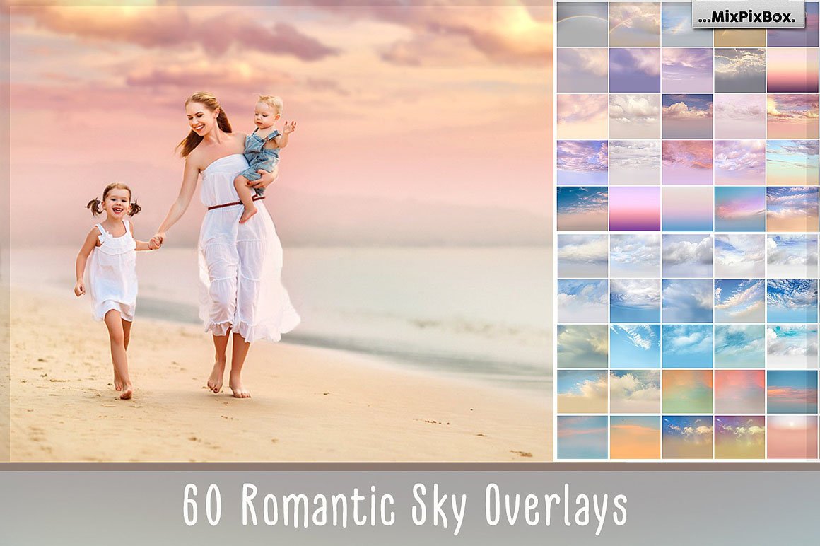 Romantic Sky Photo Overlays
