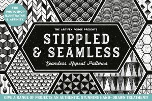 Stippled & Seamless – Fineliner Patterns