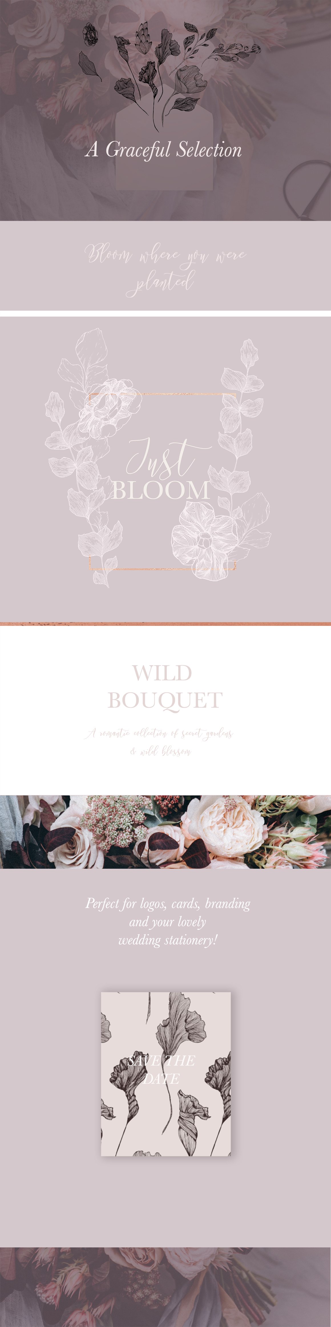 Wild Bouquet Design Set