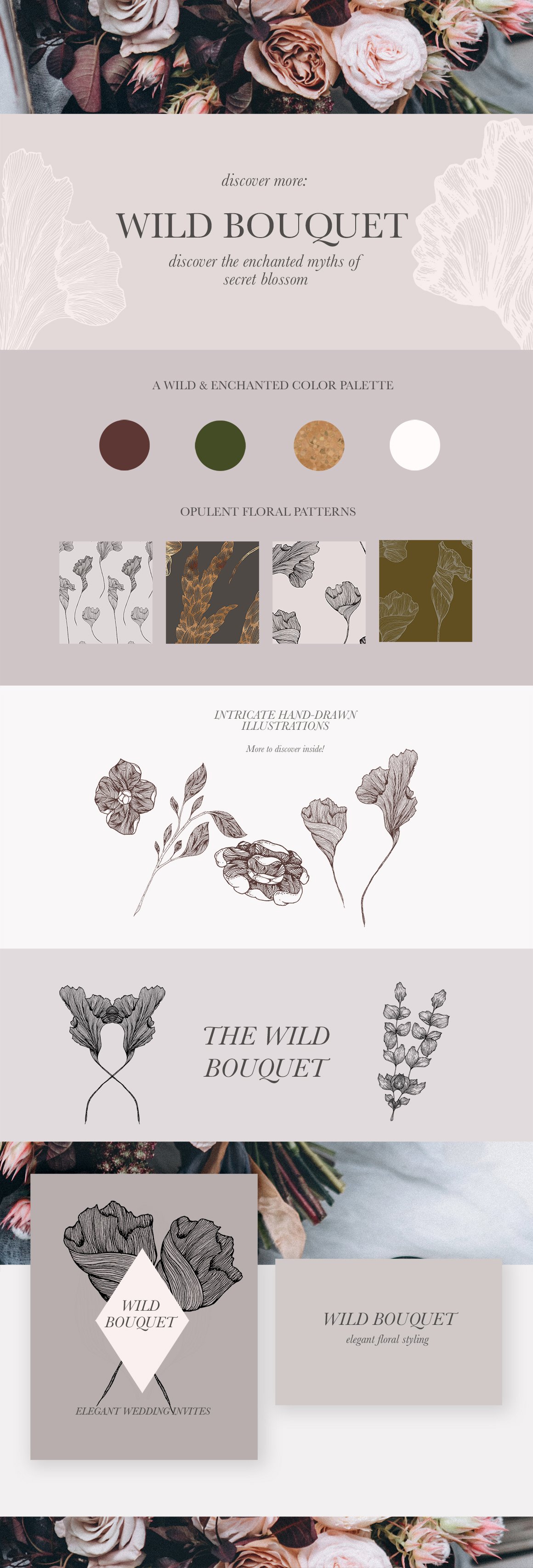 Wild Bouquet Design Set