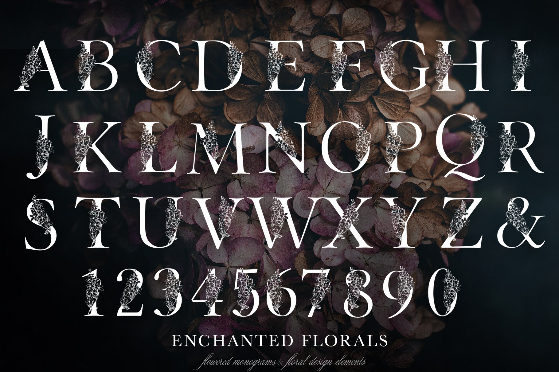 Enchanted Florals Monogram Set