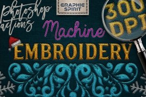 Machine Embroidery Photoshop Toolkit
