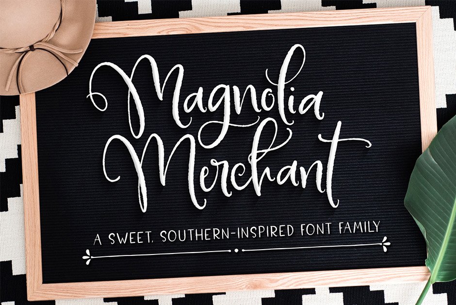 Magnolia Merchant Font Family