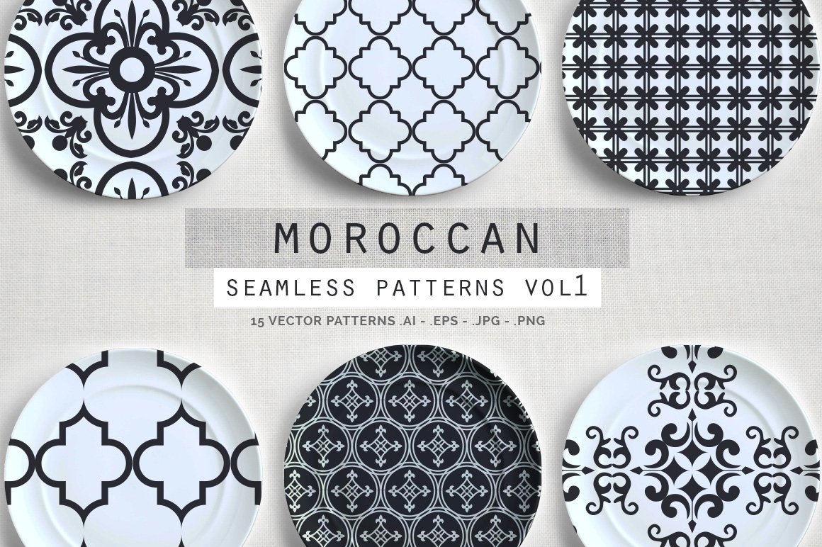 Moroccan Seamless Patterns Vol.1