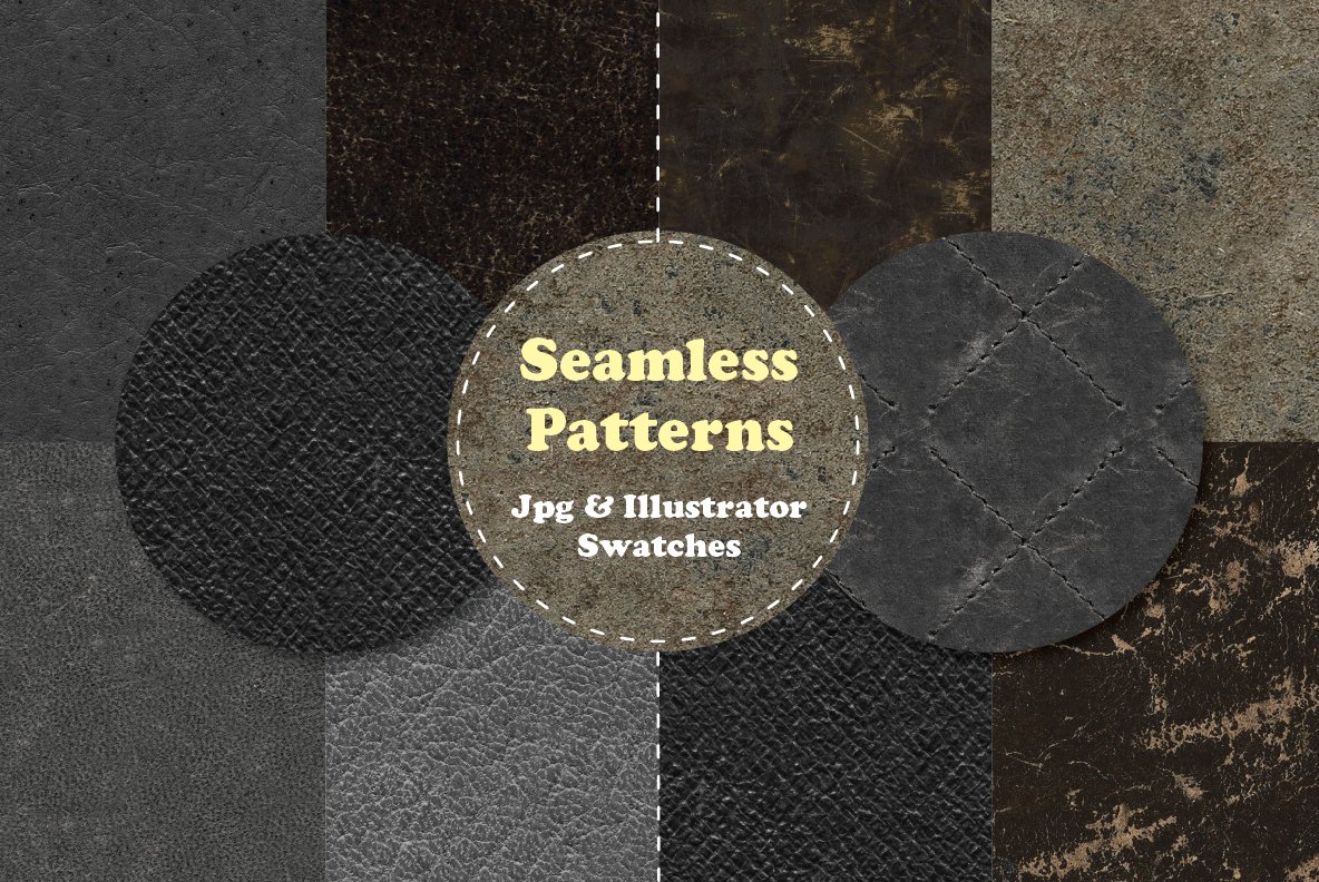 Quick Leather Textures and Seamless Patterns