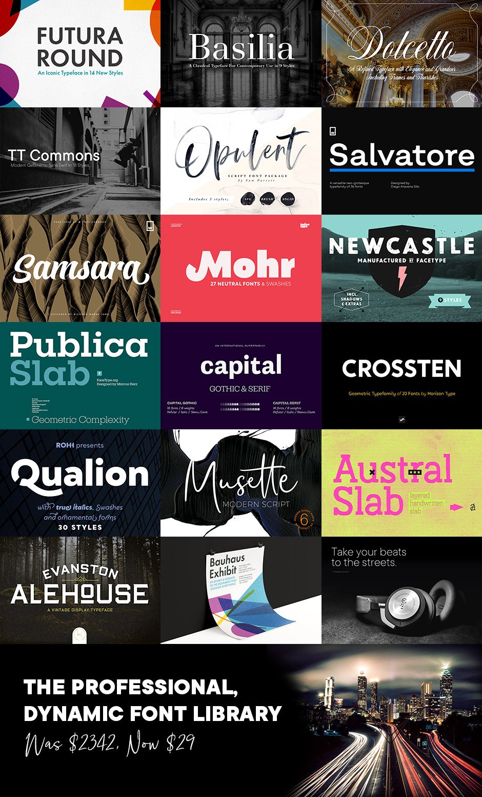 The Professional, Dynamic Font Library