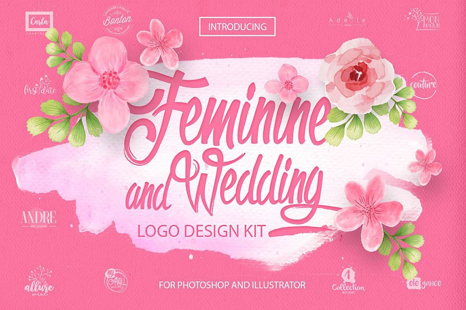 Feminine & Wedding Design Kit