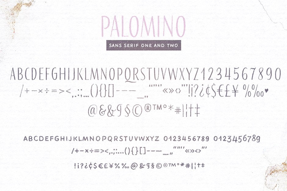 Palomino Font Family