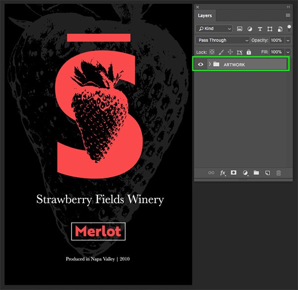 Strawberry Fields Winery Packaging Design