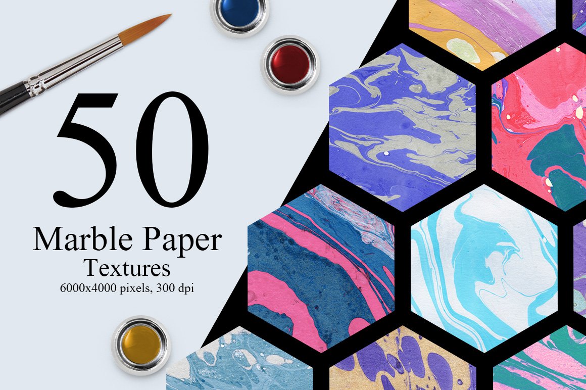 50 Marble Paper Textures
