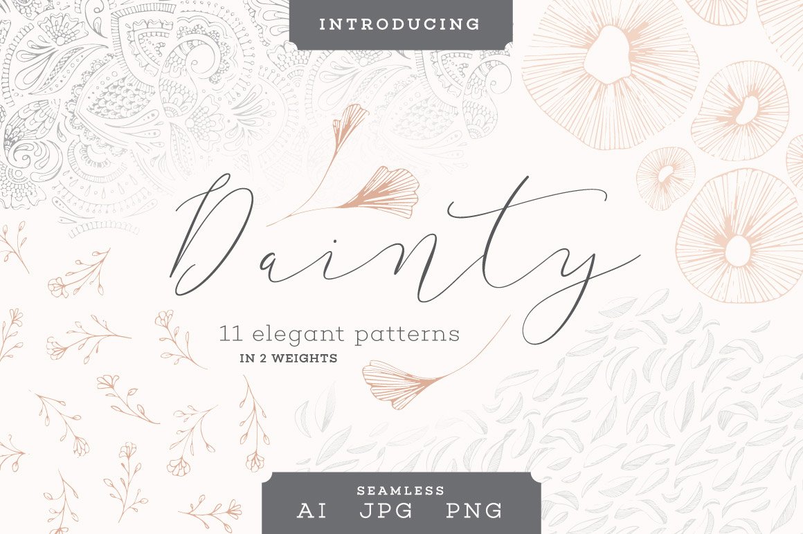11 Dainty Patterns