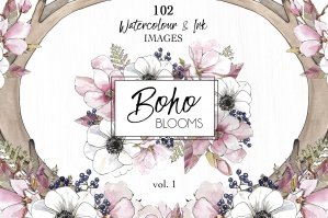 Boho Blooms Vol.1