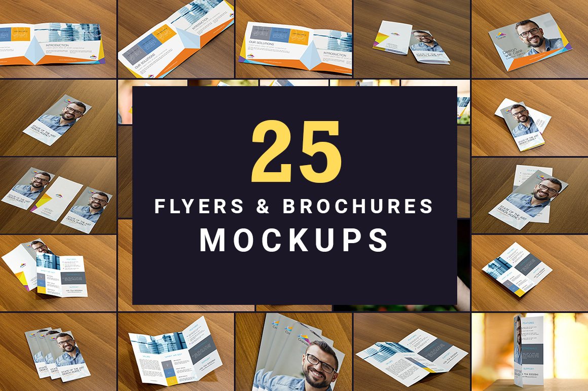 The Flyers Brochures Mockup Pack