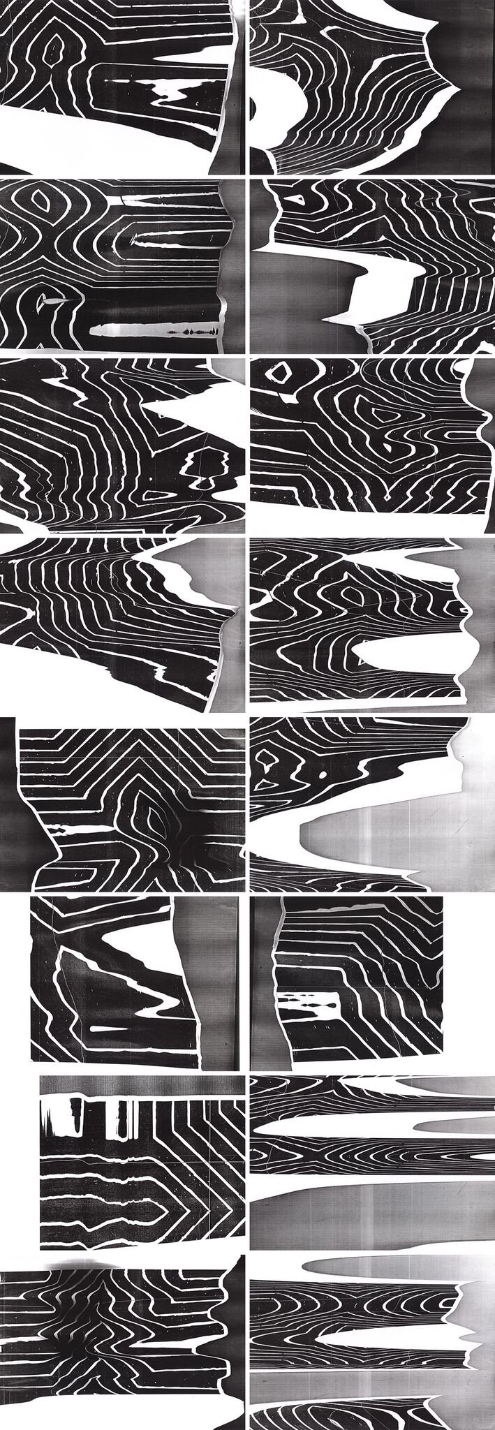 16 Photocopied Stripes