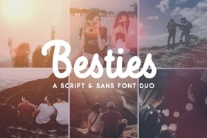 Besties Script & Sans Font Duo