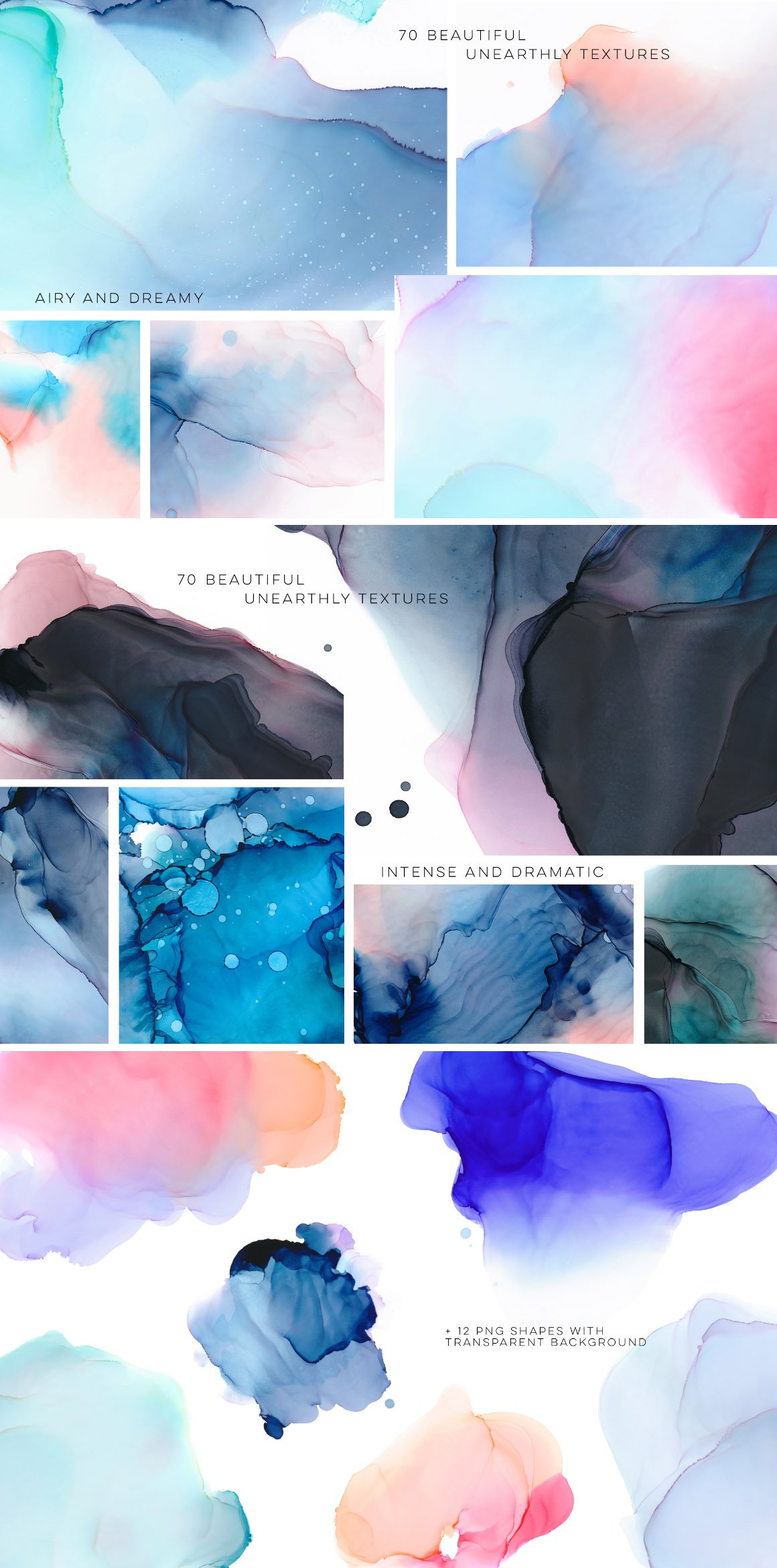 Ethereal Ink Texture Collection