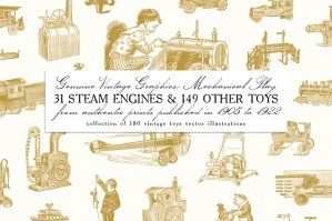 Mechanical Play: 180 Vintage Toys