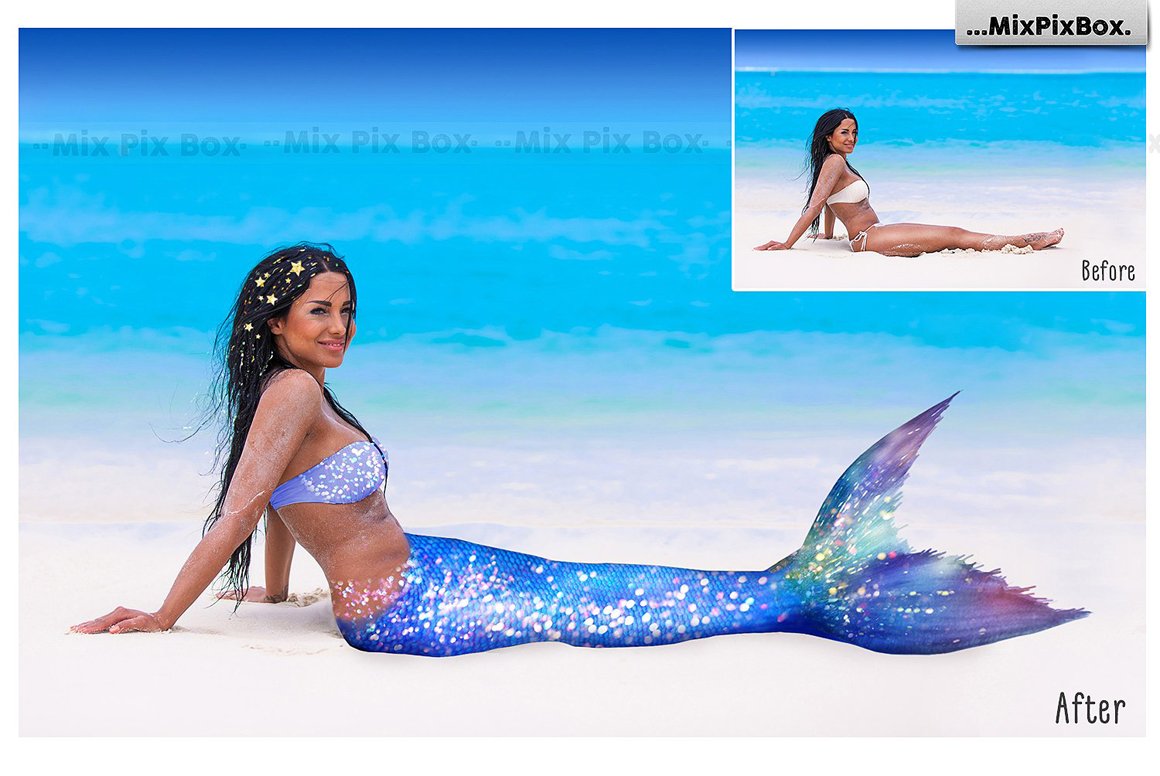 Mermaid Tail Overlays