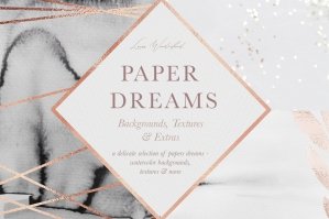 Paper Dreams - Creative Watercolor Texture Set