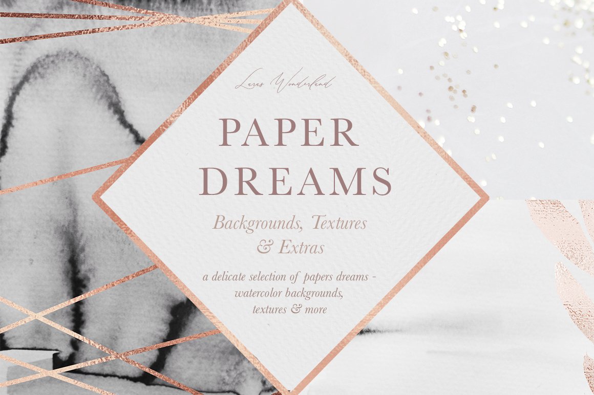 Paper Dreams - Creative Watercolor Texture Set
