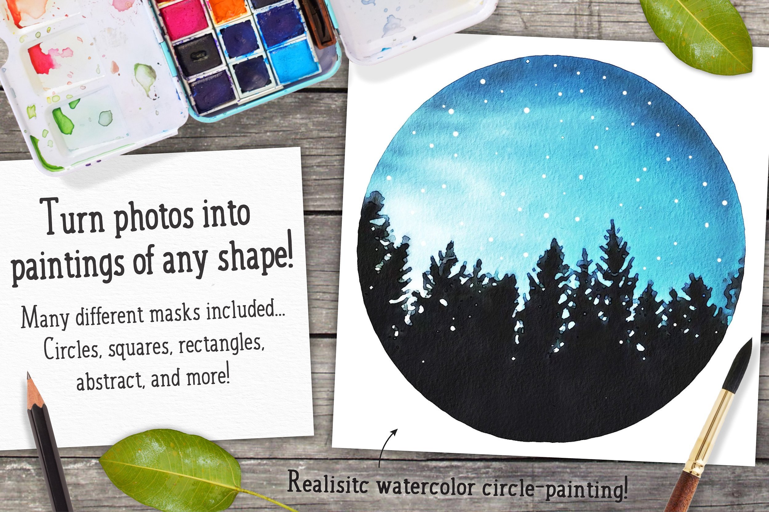Watercolor Photo Effect Pro For Photoshop