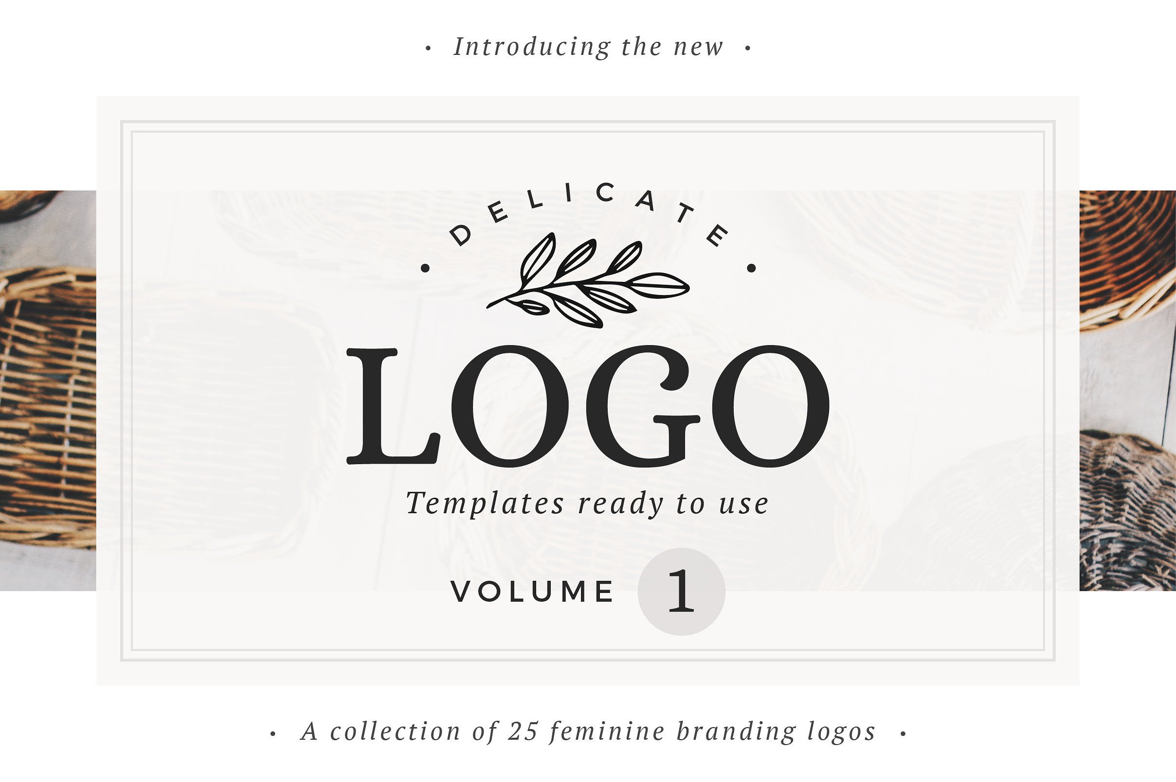 25 Delicate Feminine Logos: Vol 1
