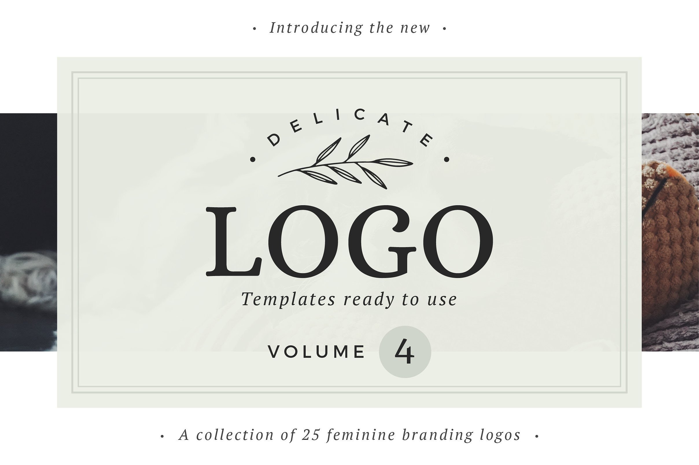 25 Delicate Feminine Logos: Vol 4
