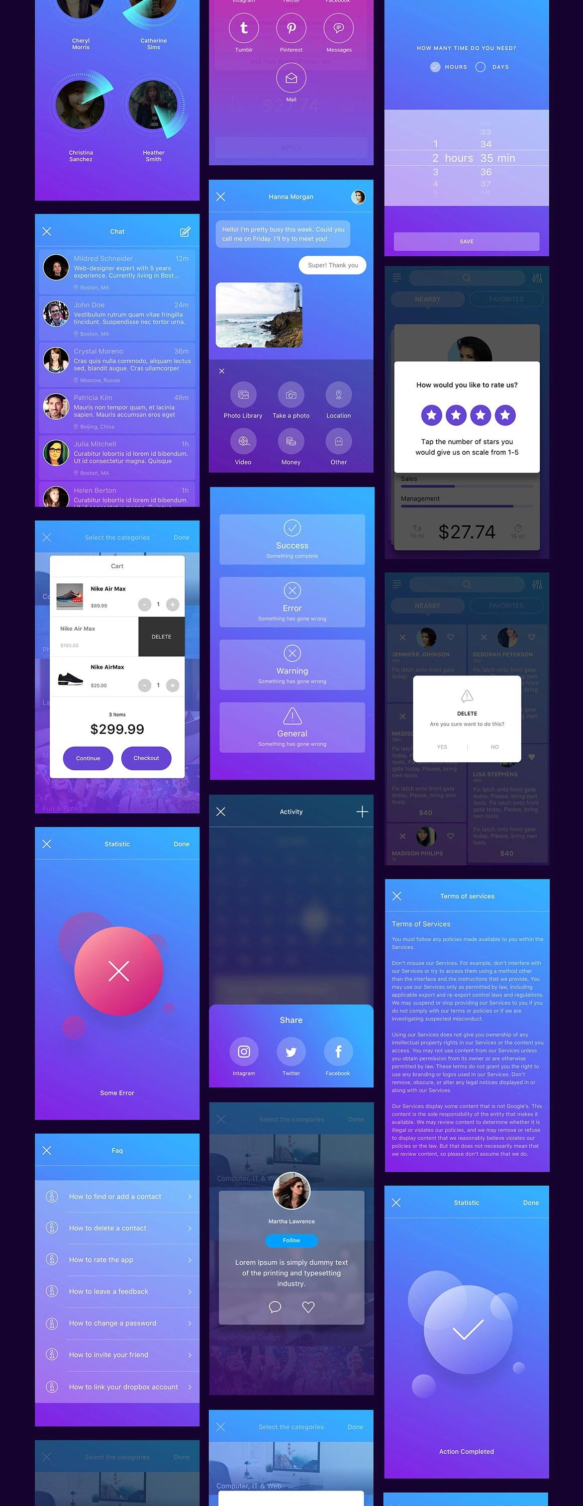 Hello UI Kit For Sketch