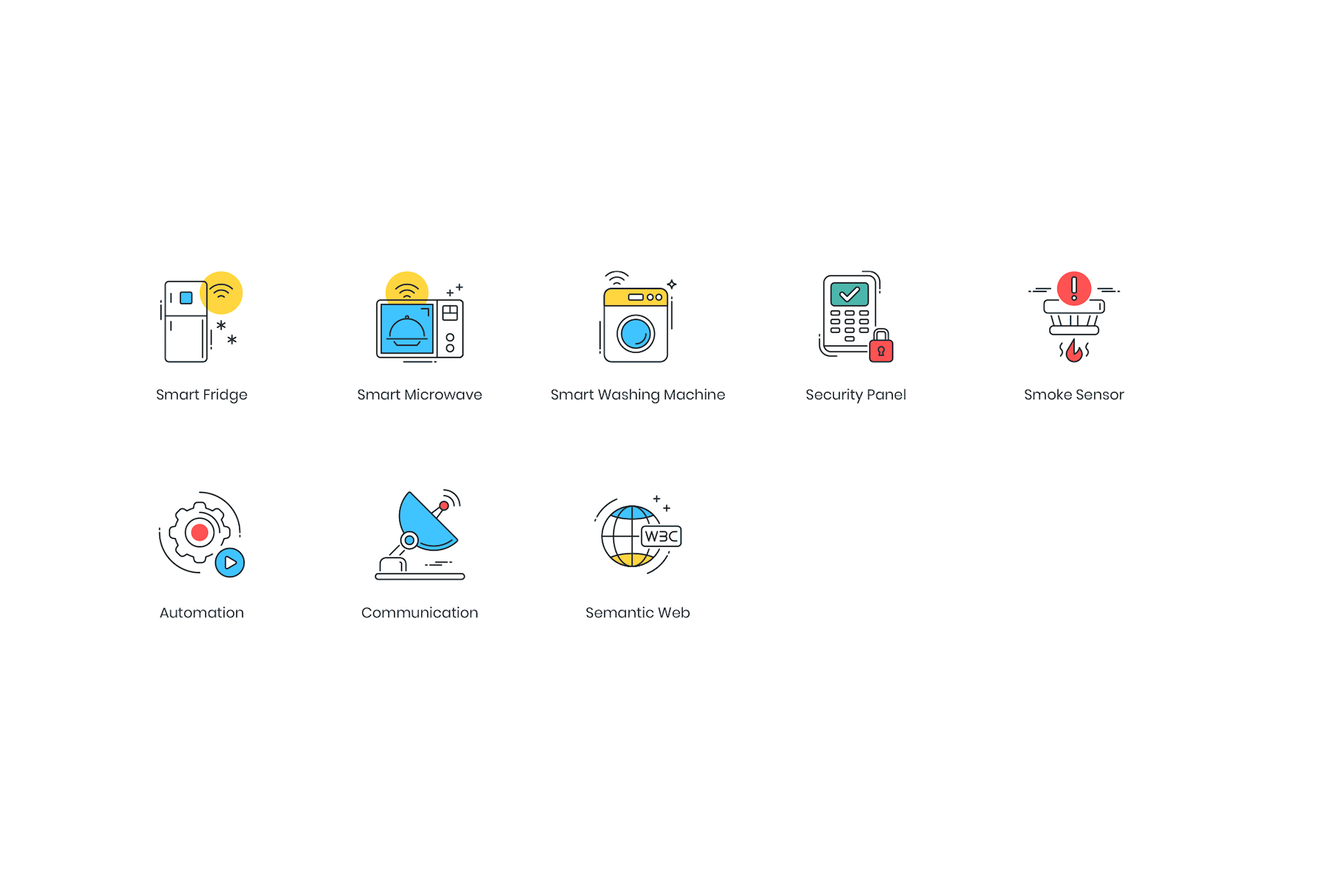 88 Smart Technology Icons 