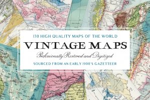130 Vintage Maps of the World