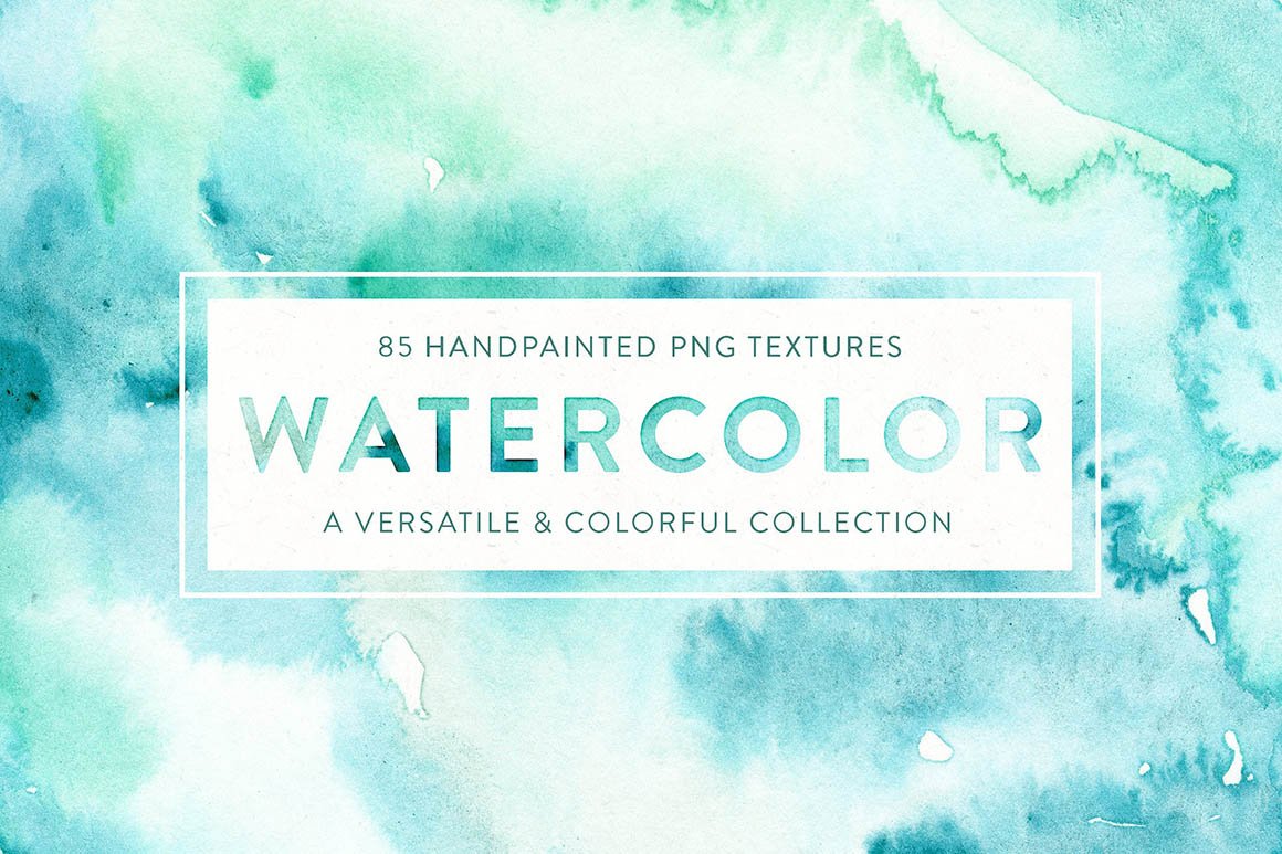 85 Watercolor Textures + Extras!