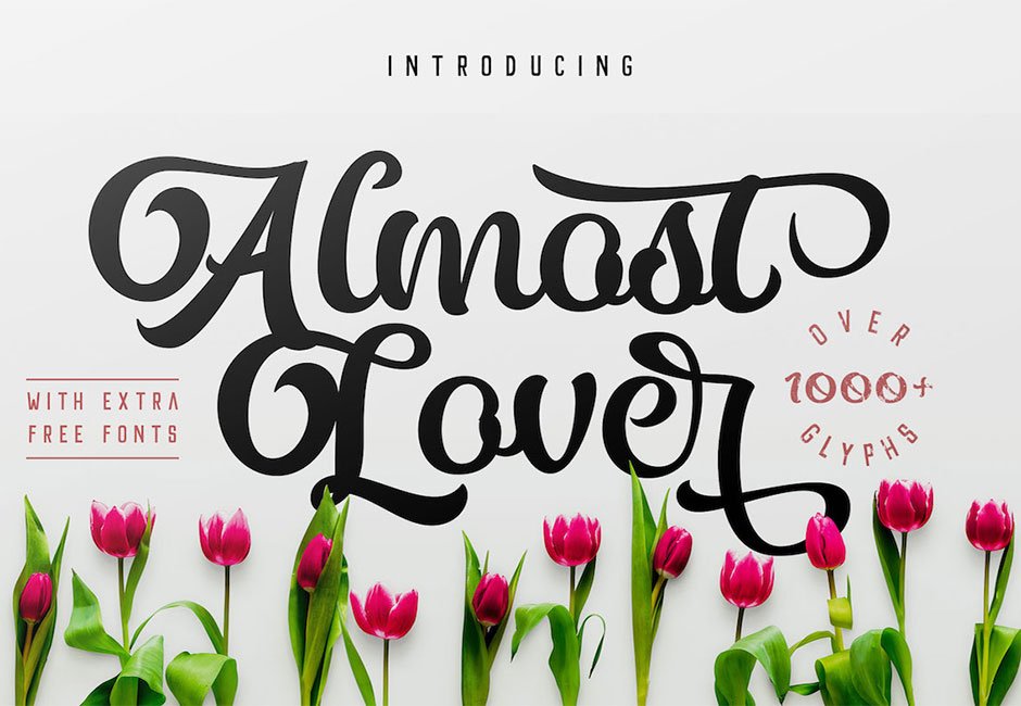 Almost Lover + Free Fonts Bonus