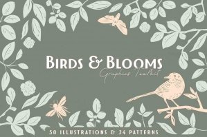 Birds & Blooms Graphics Toolkit